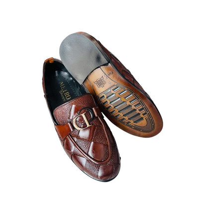 Leather Moccasins 1811-Brown