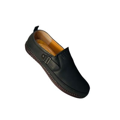 Leather Moccasins 1809- Black