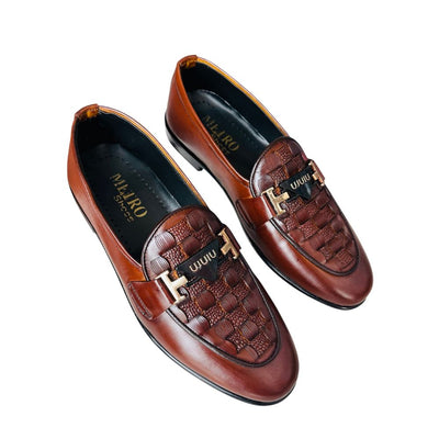 Leather Moccasins 1833-Brown