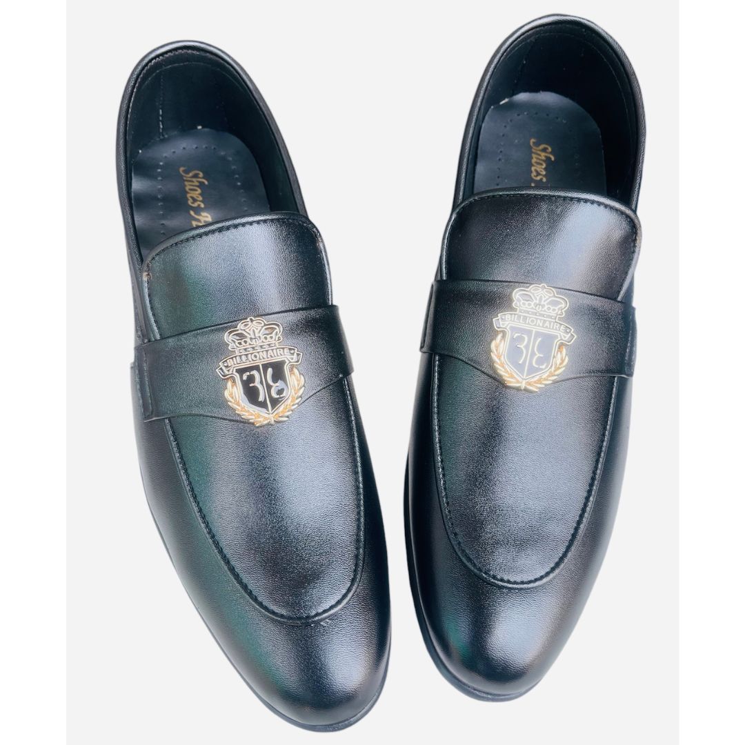 Leather Moccasins 1805-Black - Shoes Hub Online