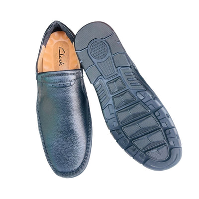 Leather loafers Black- 0988 - Shoes Hub Online