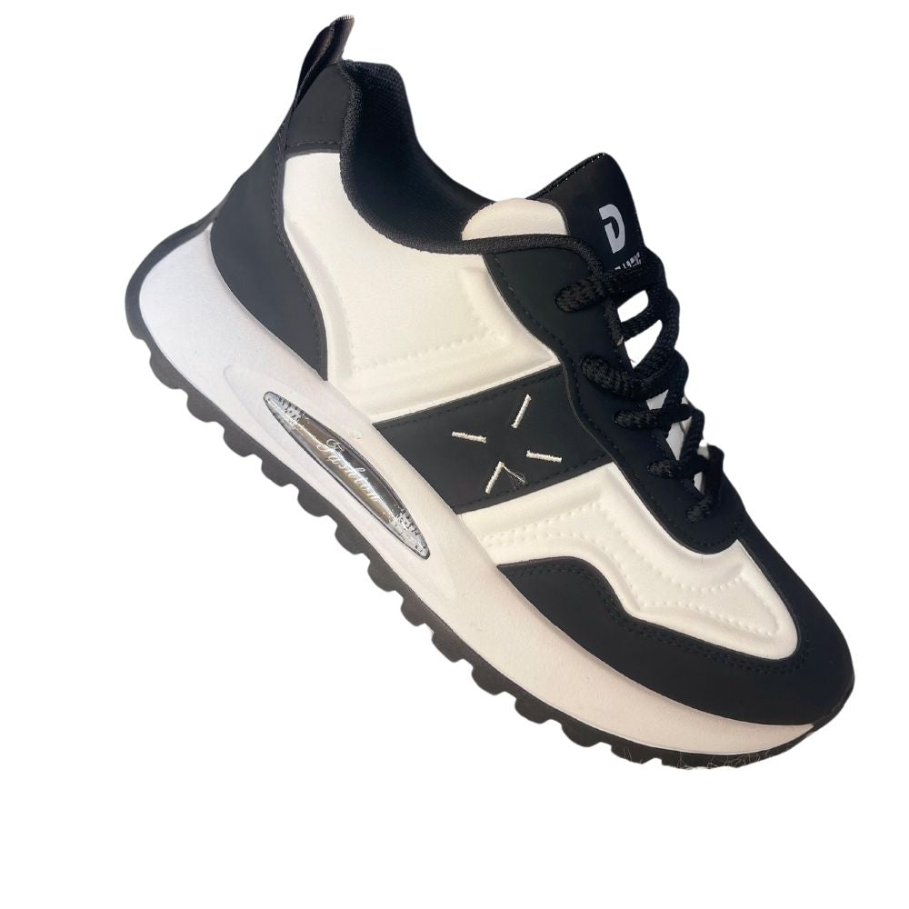 MSP-8017 White Black - Shoes Hub Online