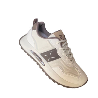 MSP-8017 White Brown - Shoes Hub Online